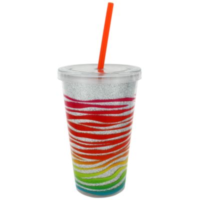 Jungle Beat 16 oz. Double Wall Tumbler with Straw #23220