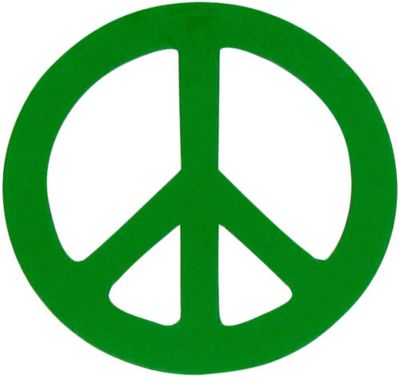 Peace Sign Vinyl Decoration SY#1 * Choose Your Color