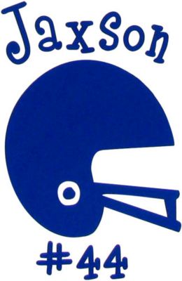 Football Helmet Vinyl Decoration SY#32 * Choose Your Color