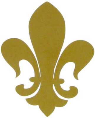 Fleur de Lis Vinyl Decoration SY#36 * Choose Your Color