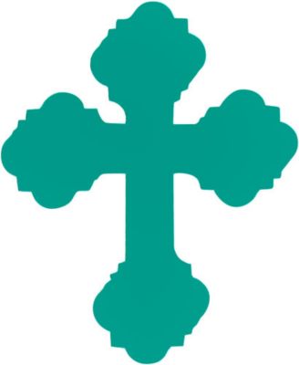 Cross Vinyl Decoration SY#37 * Choose Your Color