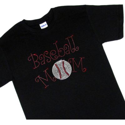 Radiant "Curly Baseball Mom" Short Sleeve Relaxed Fit T-Shirt 7.25" x 9.75" Design SP02 *Personalize Your Colors