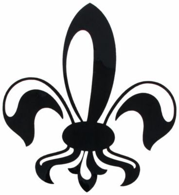 Fleur de Lis Vinyl Decoration SY#52 * Choose Your Color