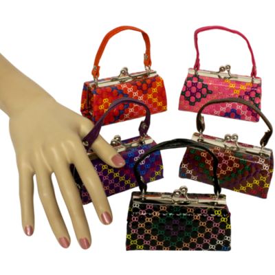 One Infinity Diamonds Kiss-Lock Coin Purse #CF70TG-SHIPS ASSORTED