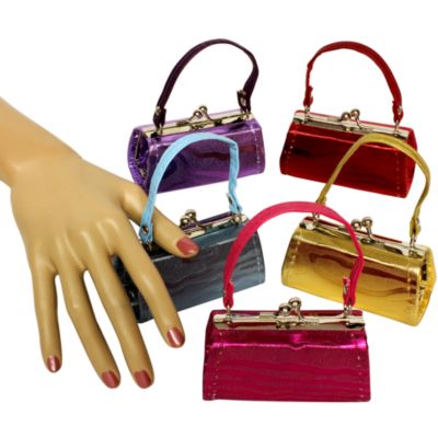 One Metallic Zebra Kiss-Lock Coin Purse #CF70ZM-SHIPS ASSORTED