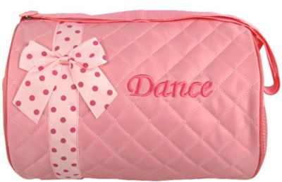 Discount Light Pink Quilted Dance Duffle Bag #CBG28335-LPK - Wholesale Accessory Market