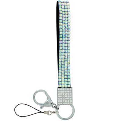 Aurora Borealis Sparkling Crystal Wristlet Keychain #KC152X007G5