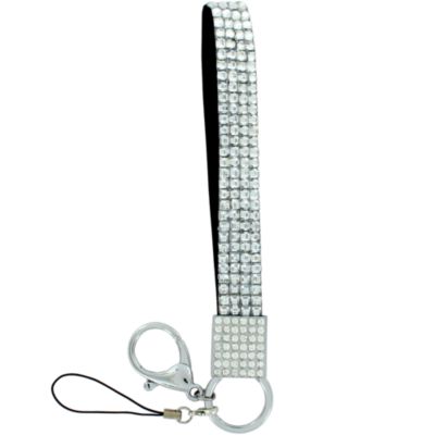 Clear Sparkling Crystal Wristlet Keychain #KC152X007G6