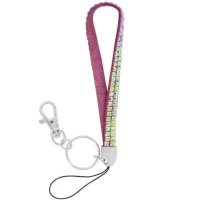 Lavender Sparkling Iridescent Crystal Keychain #KC85X178J2