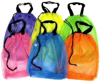 One Dozen Nylon Mesh Tote Bags #34/924 | Wholesale Accessory Market